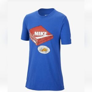 NIKE BOYS T-SHIRT PIZZA SHOE BOX GRAPHIC